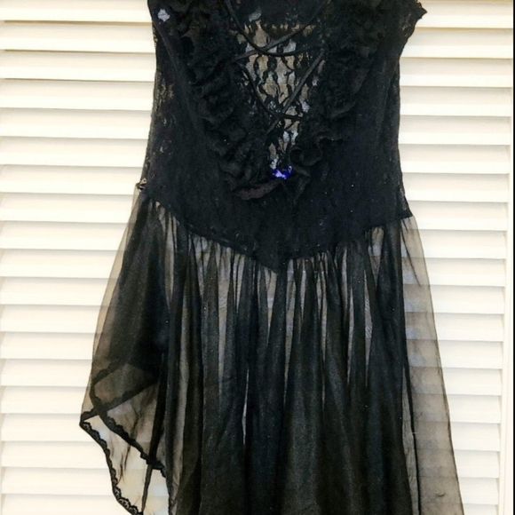 Dreamgirls Black Babydoll Lingerie - Picture 10 of 11